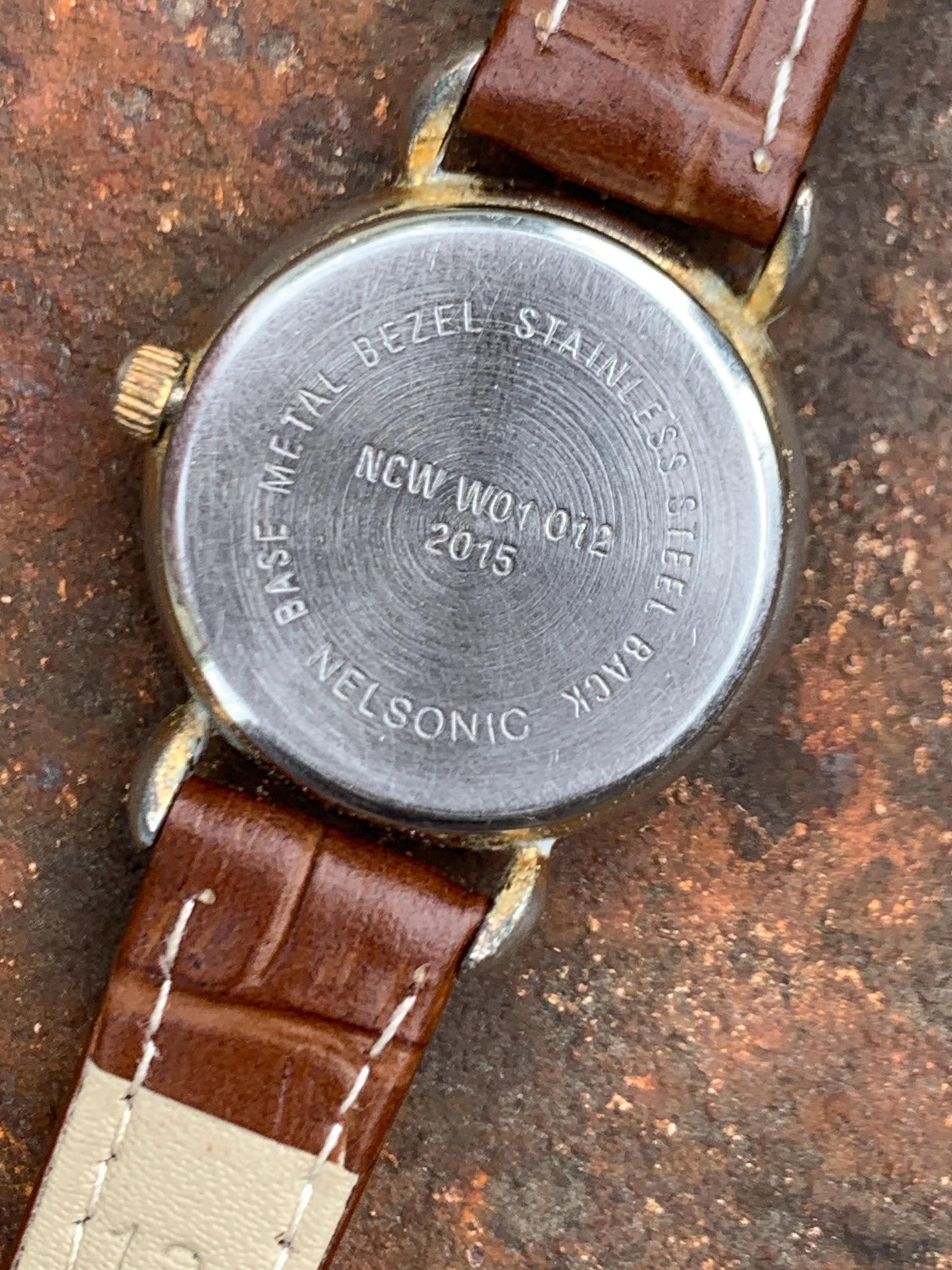 Many Many Moons Moon Phase Women's Quartz Watch - Watch-It Brand by Nelsonic. New battery. True Moon Month. Good but quite worn condition.