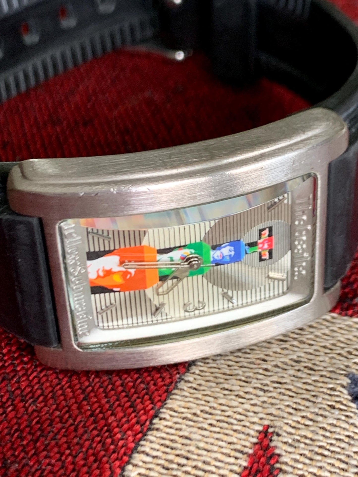 Beatles Yellow Submarine Collectible Watch. 1999 Quartz Watch, George, John, and Ringo on the Dial. 30 Year Movie Anniversary. New Battery.