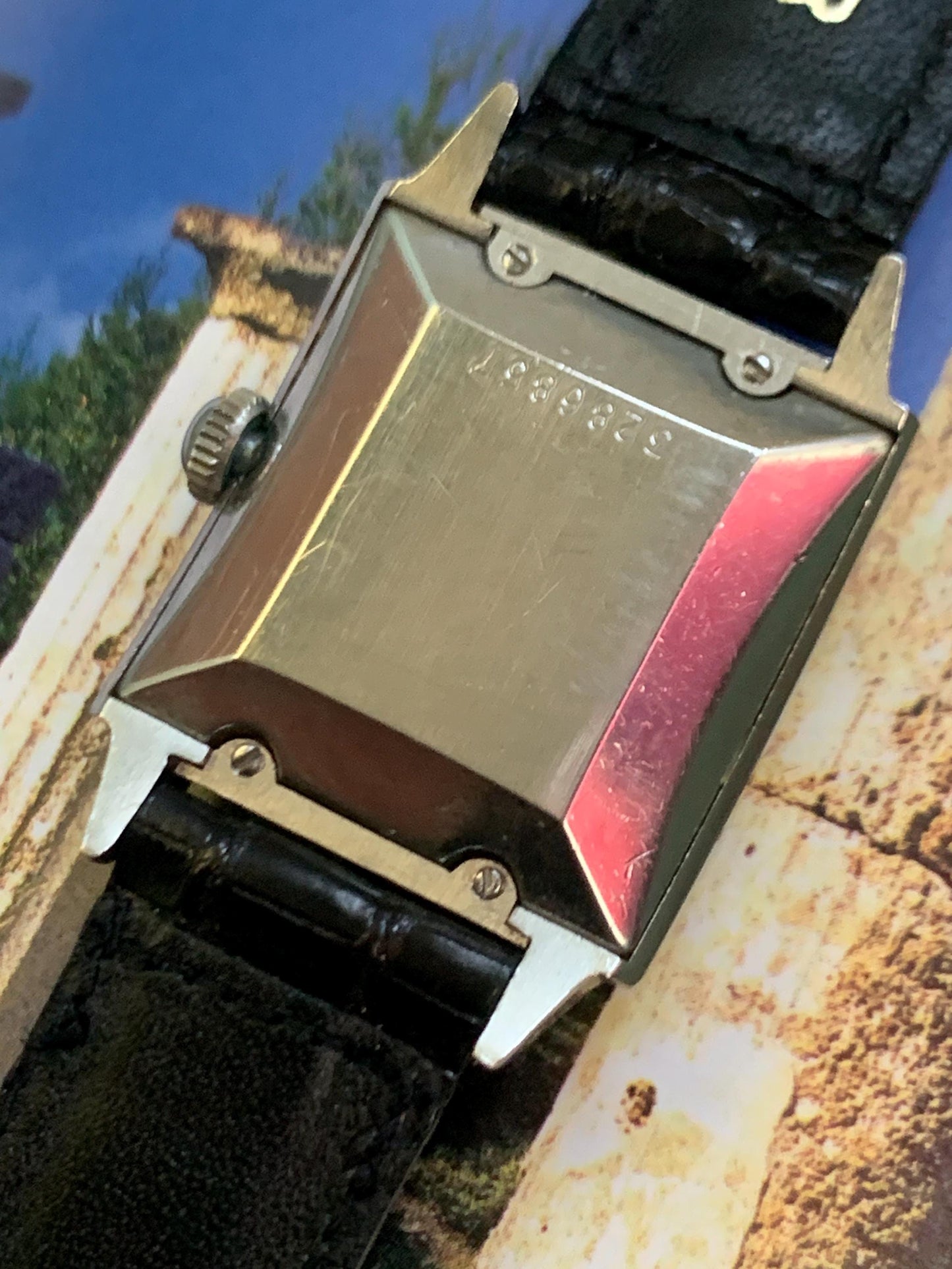 Stunning  Eterna Matic 1940s Birks Challenger Tank Watch - Early Automatic Tank Watch. Highly Sought After Eternamatic in Very Good VTG Cond