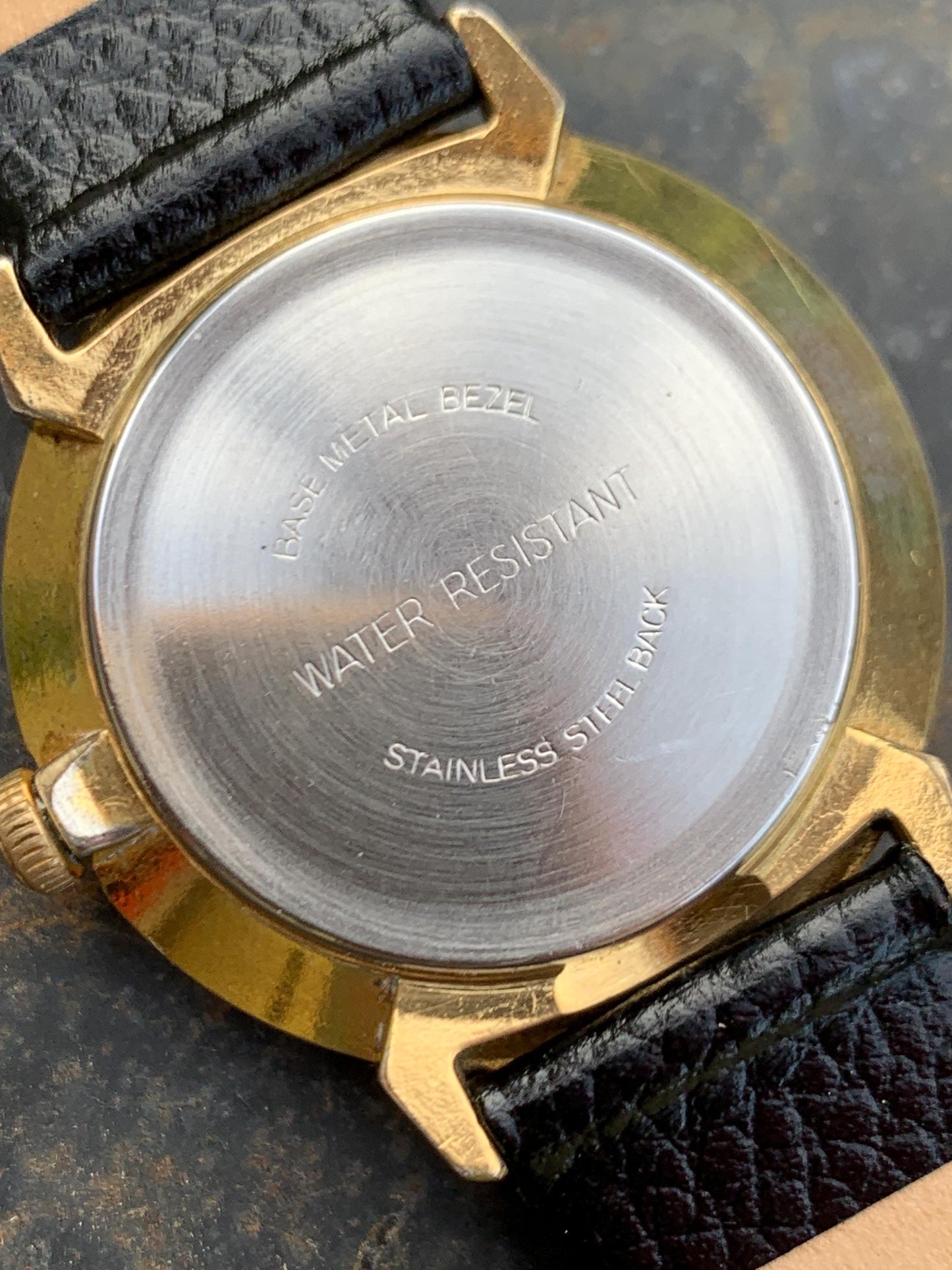 Classic 1976 Timex Marlin Roman Winder Watch. White Dial with Roman Numeral Indices. Good Condition Mechanical Winder, works. New Leather.