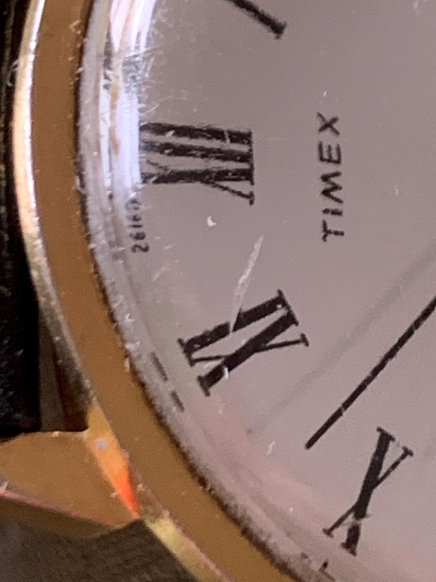 Classic 1976 Timex Marlin Roman Winder Watch. White Dial with Roman Numeral Indices. Good Condition Mechanical Winder, works. New Leather.