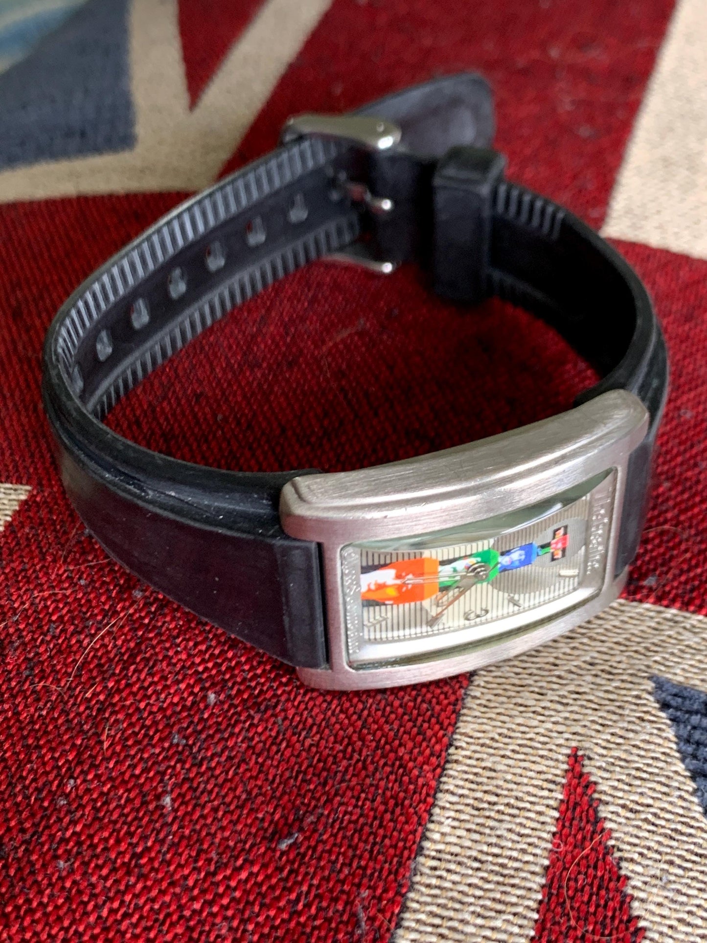 Beatles Yellow Submarine Collectible Watch. 1999 Quartz Watch, George, John, and Ringo on the Dial. 30 Year Movie Anniversary. New Battery.